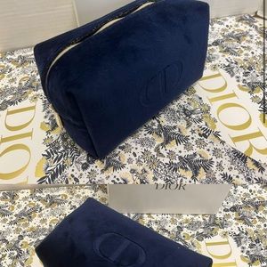 Brand new dior suede makeup bag DIOR BEAUTY